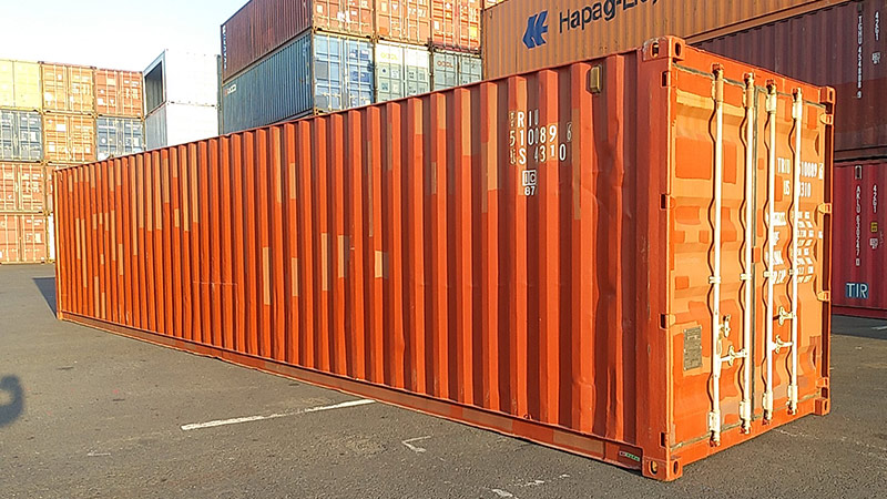 海上コンテナのメンテナンス